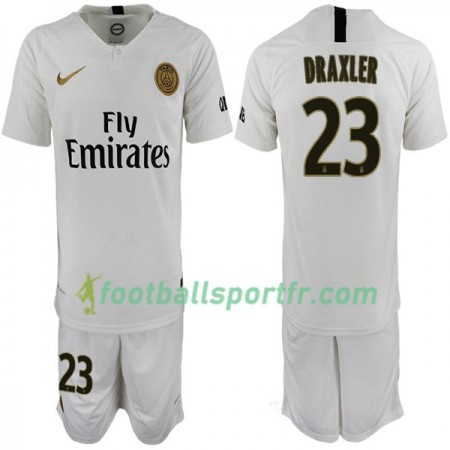Tenue Paris Saint Germain Draxler 23 Enfant Extérieur 2018-2019 Maillot de Foot